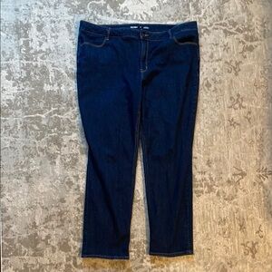 Old Navy High Rise Straight Jeans, Dark Wash